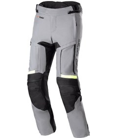 Resim Alpinestars Bogota Pro Drystar Korumalı Motosiklet Pantolonu Gri Siyah Sarı 