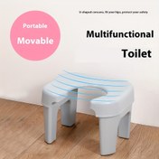 Resim Ev Modern Minimalist Tuvalet Koltuğu, Yetişkin Koltuk, Squat Tuvalet Modifikasyonu, Tuvalet Koltuğu Artefaktı, Kaymaz Plastik Kalınlaştırılmış Tuvalet Koltuğu 