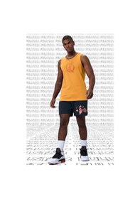 Resim Nike Jordan Mvp Flight Cotton Tank Top Singlet Orange Pamuklu Erkek Spor Atlet Turuncu 