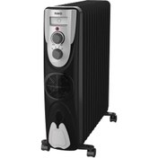 Resim Raks Elektrikli Isıtıcı Yağlı Radyatör Ilıca Beyaz (Petek) 