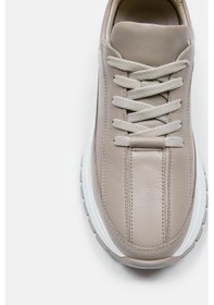 Resim Cees Vizon Hakiki Deri Kadın Sneaker Vizon 