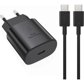 Resim Samsung Galaxy A51 Uyumlu Adaptör Hızlı Şarj Cihazı Type-C 25W Pd 5A Kablo 