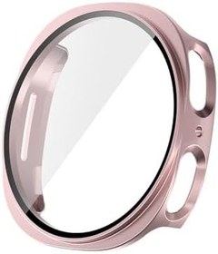 Resim Samsung Galaxy Watch 8 44mm Sert PC Kasa ve Ekran Koruyucu Watch Gard 38 (rose) 