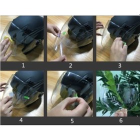 Resim Cosmos E-ticaret Motosıklet Kaskı İçın Yağmur Kaydırıcı 