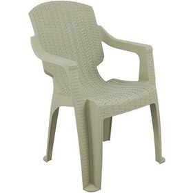 Resim Luna Golf Rattan Koltuk Çölbeji Bej 