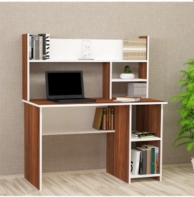 Resim Kalenderdekor1 Kalender Dekor Jimmy 120 Cm Çalışma Masası Jm03 Beyaz - Ceviz 