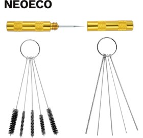 Resim Mingjin Shop 1 3 Set Temizleme Aracı Stili 3 Takım Sıcak Satış Airbrush Aksesuarları Hava Fırçası Temizleme Onarım Aracı Kiti Airbrushes Iğne Fırça Seti Püskürtme Tabancası Araçları Kolay Kullanım (Yurt Dışından) 