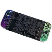 Resim Jzcat Nintendo Switch Bölünmüş Kılıf Oyun Teması Renkli Kılıf Sert Kılıf-a162 