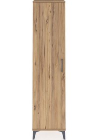 Resim Arges Dolap 4 Raflı Tek Kapaklı 44x30x182 Çam-çam Çam 