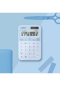 Resim Casio Ms-20yc-lb-w-dp Hesap Makinesi Desktop Gri - Siyah 