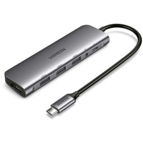 Resim Ugreen Type-C To Hdmı Aux Pd Usb 3.0 Hub Dönüştürücü Adaptör (506561316) 