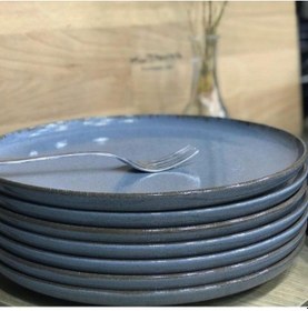 Resim Kütahya Porselen Pearl Mood 6 Adet 27 Cm Servis Tabağı 