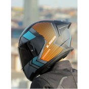 Resim Rapıd 2 Race Extra Mat Gri-Neon Turuncu Kask 