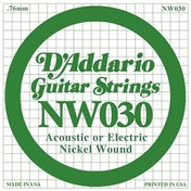 Resim D'Addario NW030 Nickel Wound Elektro Gitar Tek Tel 