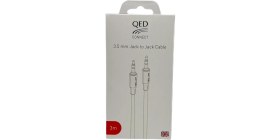 Resim QED QE-8127 Connect Iki Ucu 3.5mm Kulaklık Kablosu 3 Metre 