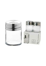 Resim Paşabahçe Basıc Metal Kapaklı 2 Li Cam Tuzluk 43880 