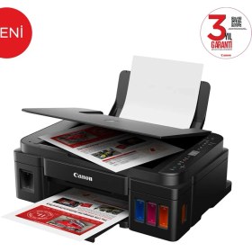 Resim Canon Pixma G3410 Wi-Fi + Tarayıcı + Fotokopi Renkli Çok Fonksiyonlu Tanklı Yazıcı 