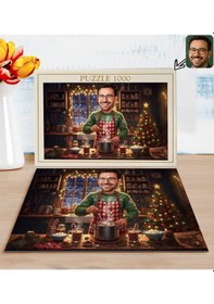 Resim Bk Gift Kişiye Özel Erkek Yılbaşı Karikatür Tasarımlı 1000 Parça Profesyonel Puzzle-6, 1000 Puzzle, Yeni Yıl Hediyesi, Yılbaşı Hediyesi Kobitmeyencom3 