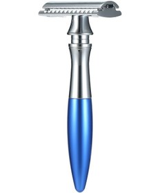 Resim Geeksen Razor Çift Kenarlı Emniyetli Jilet Kelebek Açık Erkek Tıraş Jileti Klasik Siyah 