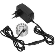 Resim Vkemall Ultrasonik Soğuk Buhar Oluşturucu 12 Renkli Işık Özellikli Akvaryum / Havuz Dekorasyonu 100-240v Avrupa Şarjı 