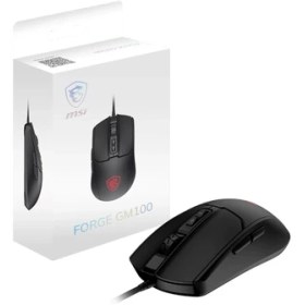 Resim MSI Forge GM100 6400 DPI RGB Kablolu Gaming Mouse 