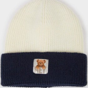 Resim Defacto Erkek Bebek Renk Bloklu Triko Bere F0021a525wnnv235 Lacivert 