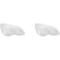 Resim Sanning 2x Sağ Taraf - E Sınıfı W212 2009-2012 E300 E350 E63 Far Lens Kapağı Kafa Işık Gölge Kabuk Kapağı (Yurt Dışından) 