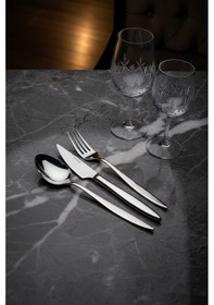 Resim Bernardo Pearl 18 Parça Çatal Kaşık Bıçak Seti 6 Kişilik Beyaz - Gümüş 