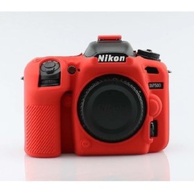Resim DP Nikon D7500 Kırmızı Silikon Kılıf 