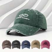 Resim 1 Paket Erkekler için "POWER PRESENTS" Logolu Distressed Beyzbol Şapkası - %100 Polyester Sokak Giyimi, Günlük ve Parti Kullanımı İçin 6 Renk Seçeneği 