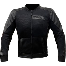 Resim BERİK Rock İç Astarlı Level 2 Full Korumalı Fileli Motorsiklet Montu Yeni Model 