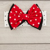 Resim Babygiz El Yapımı Yumuşak Fiyonk Bağlamalı Doğal Pamuklu Penye Bebek Çocuk Kız Özel Tasarım Bandana 