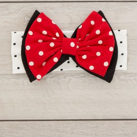 Resim Babygiz El Yapımı Yumuşak Fiyonk Bağlamalı Doğal Pamuklu Penye Bebek Çocuk Kız Özel Tasarım Bandana 