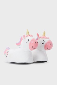 Resim Twigy Pink Corn Kadın Hayvanlı Panduf Beyaz 36/41 