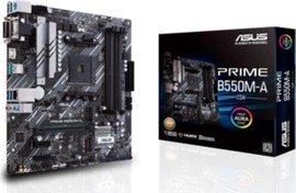 Resim Prıme B550m-a/csm Ddr4 Sata3 M2 Pcıe Nvme Hdmı Dvı Pcıe 16x V4.0 Am4 Matx Kurumsal Anakart Asus