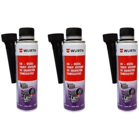 Resim Würth Cr-Dizel Enjektör Temizlik-Performans İyileştirici 3 Adet 