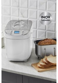 Resim Karaca Bake XL Ekmek Reçel Yoğurt Yapma Makinesi 1500 G + 45 Tarifli Kitapçık 