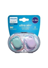 Resim Philips Avent SCF085/16 Ultra Air Desensiz Emzik 6-18 Ay Bebek Mavisi - Beyaz 