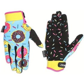 Resim Techbloom Fistplast Yarış Kir Bisiklet Eldivenleri Sky Blue M Nefes Alabilir Dokunmatik Ekran Mtb Bmx Atv Dh Spor Eldivenleri 