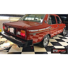 Resim Fiat 131 Mirafiori Körüklü Arka Tampon Fiberglass Boyasız 