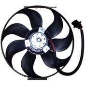 Resim FAM Audi A3 97/03 Radyatör Fanı Motorlu 7kanat (Bosch Tipi) 