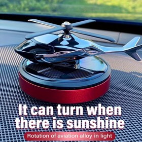 Resim Güneş Araba Koku Difüzörü, Helikopter Arabası - Araba Aromatik Difüzör, Güneş Otomatik Dönüşüm, AAZRZRZ 