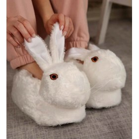 Resim Okanmed Hayvanlı H12 Tavşanlı Panduf Ev Içi Bot Panduf 