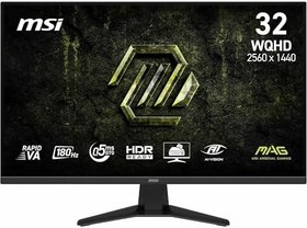Resim MSI 31.5" MAG 325QF E18V, Gaming Monitör, WQHD, 16:9 Flat, Rapid VA, 180Hz, 0.5ms, Adaptive-Sync 