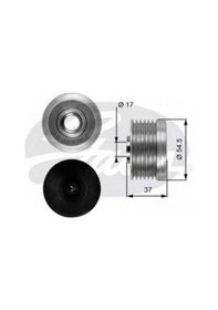 Resim Ina Alternatör Kasnak Rulmanlı 6-kanal Cıtroen C5/berlıngo/jumper N11.9790 