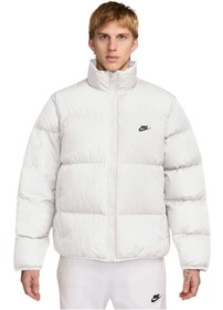 Resim Nike Erkek Mont Kaban M NK TF CLUB PUFFER JACKET 650 Beyaz Erkek Şişme Mont 