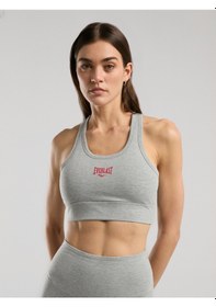 Resim Everlast Ever Essentials Gri Melanj Kadın Pamuk Sporcu Sütyeni Gri Melanj 