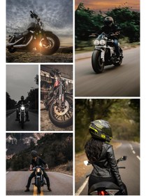 Resim ARTUAL Erkek Siyah Motorcu Termal Peluş Tayt İçlik Polar Isı Koruyucu Polarlı Kürklü Motorcu İçliği 