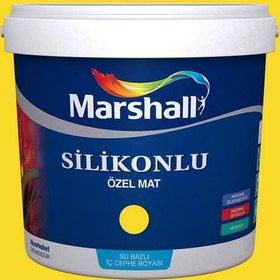 Resim Marshall G2.58.80 1 Litre Silikonlu Özel Mat Su Bazlı İç Cephe Boyası (MARSHALL.5134336) 