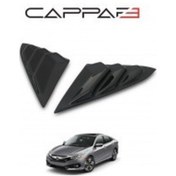 Resim Honda Civic 2016- Yılı Ve Sonrası Uyumlu Kelebek Cam Plastiği 
